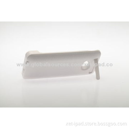 External Backup Battery Cases for HTC M7, 3,800mAh Capacity, Various Colors Available